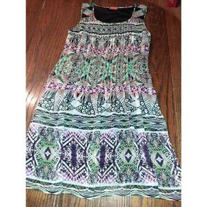 Medium V Cristina Sleeveless Beaded Strap Midi Summer Dress Sundress